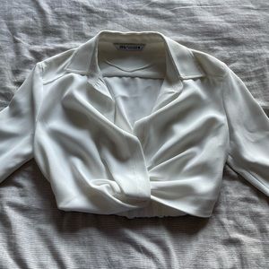 Zara Cropped Blouse